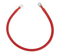 VekAuto 1 Pc Battery Inverter Cable 2 AWG Gauge 2FT 5/16" Lug Battery Cable Universal for Car Vehicle Boat RV Solar Tinned Copper Red