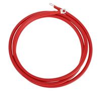 VekAuto 1 Pc Battery Inverter Cable 2 AWG Gauge 8FT 5/16" Lug Battery Cable Universal for Car Vehicle Boat RV Solar Tinned Copper Red