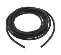VekAuto 1 Pc Lubricating Oil Hoses 2mm/0.08" 5mm/0.20" 3m/9.8ft Nitrile Rubber Water Hose Pipe Tubing for Irrigation Black