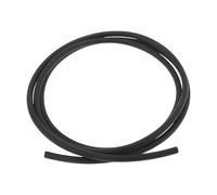 VekAuto 1 Pc Lubricating Oil Hoses 2mm/0.08" 6mm/0.24" 1.5m/4.9ft Nitrile Rubber Water Hose Pipe Tubing for Irrigation Black