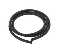 VekAuto 1 Pc Lubricating Oil Hoses 5mm/0.20" 10mm/0.39" 1.5m/4.9ft Nitrile Rubber Water Hose Pipe Tubing for Irrigation Black