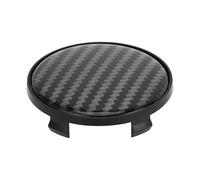 VekAuto 1 Pc Wheel Center Caps Hub Caps Rim Center Caps OD: 68mm/2.68" Universal Plastic Black for BMW 3 4 5 Series with Black Carbon Fiber Pattern Sticker