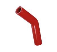 VekAuto 1 Pcs 25mm 0.98" ID 102mm 4.02" Length 45 Degrees Red Car Silicone Hose Coolant Hose Universal Auto Accessories