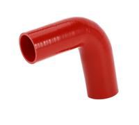 VekAuto 1 Pcs 51-57mm/2.01"-2.24" ID 150mm/5.91" Length 90 Degrees Red Car Silicone Hose Coolant Hose Universal Auto Accessories
