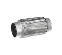 VekAuto 1 Pcs Car Exhaust Flex Pipe, 2"x6" Universal for Car Stainless Steel Silver Tone