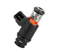 VekAuto 1 Pcs Fuel Injector Compatible for VW Eurovan 2.8L VR6 1999-2000, No.021906031D Metal Plastic Black