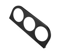 VekAuto 1 Pcs Triple Hole Dashboard Gauge Holder Mount Bracket, Universal for Car Metal Black