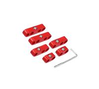 VekAuto 1 Set 7mm-8mm Car Spark Plug Wire Separator Looms Divider Clamp Red Auto Accessories