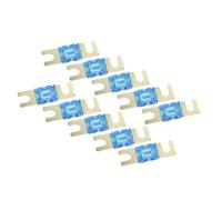 VekAuto 10 Pcs AFS Mini ANL Fuse, 100A Car Audio Fuse Universal for Car Metal Plastic Blue Gold Tone
