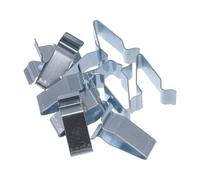 VekAuto 10 Pcs Liftgate Door Panel Trim Retainer Clip Compatible for Audi A3 06-13, Durable Metal Silver Tone Multipurpose Car Trim Panel Body Spring Clips