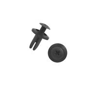 VekAuto 10pcs Black Car Bumper Door Trim Clips 6mm Hole Plastic Push in Rivets Fastener Auto Accessories