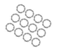 VekAuto 12 Pcs Bicycle Ball Bearings, 44mm x 9 Universal for Bicycle Steel Silver Tone