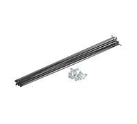 VekAuto 12pcs 14G J Bend Bike Steel Spokes 11.42" Cycle Spokes with Nipples Auto Accessories