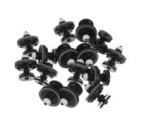 VekAuto 15 Pcs Door Panel Trim Retainer Clips Compatible for Audi TT Quattro 2008-2015, Durable Plastic Black White Multipurpose Car Trim Panel Body Remover