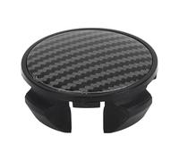 VekAuto 1Pc Wheel Center Caps Hub Caps Rim Center Caps OD: 62mm/2.44" Universal Plastic Black for Toyota for Honda with Black Carbon Fiber Pattern Sticker