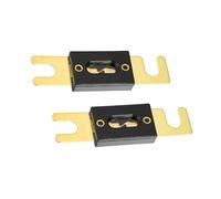 VekAuto 2 Pcs ANL Fuses, 30A Universal for Car Metal Plastic Black Gold Tone