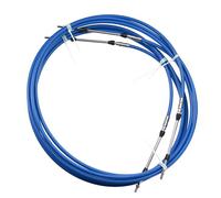 VekAuto 2 Pcs Marine Boat Throttle Shift Control Cable, 13ft Universal for Boat Stainless Steel Rubber Blue