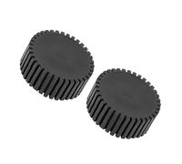 VekAuto 2 Pcs Oil Tank Cover Seal, 1.3 x 3.4cm Gas Tank Cover Dust Seal Universal for Motor Bike Soft Rubber Black