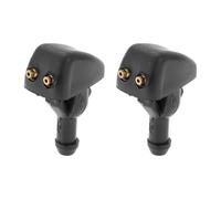 VekAuto 2 Pcs Windshield Washer Nozzle Compatible for Ford Transit 1991-2000, ABS Black Front Windshield Spray Nozzles Wiper Spray Washer Jet No.86VB17666BB