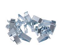 VekAuto 20 Pcs Liftgate Door Panel Trim Retainer Clip Compatible for Audi A3 06-13, Durable Metal Silver Tone Multipurpose Car Trim Panel Body Spring Clips