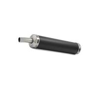 VekAuto 22mm Inlet Dia Motorcycle Exhaust Muffler Tail Pipe Black 280x 60mm Auto Accessories