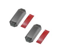 VekAuto 2pcs 3.7V Power Solar Alarm Light Interior Simulated Dummy Waterproof LED Warning Light Car Security Anti Theft Device Red Blue Auto Accessories