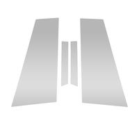 VekAuto 4 Pcs Front Left Right Car Door Pillar Window Trim for Mercedes-Benz CLS 2012-2016 Anti Scratch Sticker Pillar Posts Cover Chrome Silver Tone