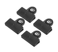 VekAuto 4 Pcs Window Door Glass Channel Retainer Clip, 1.77"x1.69"x0.43" Glass Regulator Holder Sash Clip Universal for Car Truck Van Durable Plastic Black