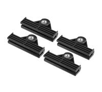 VekAuto 4 Pcs Window Door Glass Channel Retainer Clip, 2.76"x1.50"x0.55" Glass Regulator Holder Sash Clip Universal for Car Truck Van Durable Plastic Black