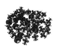 VekAuto 40 Pcs Door Panel Trim Retainer Clips Compatible for Audi TT Quattro 2008-2015, Durable Nylon Black White Multipurpose Car Trim Panel Body Remover