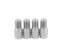 VekAuto 4pcs 23mm Tire Valve Extension Universal Nickel Plated 180 Degree Tyre Valve Stem Extender for Car Motorcycle RV Truck Bike