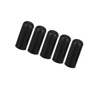 VekAuto 5 Pcs 4mm 0.16" Silicone Hose Cap Intake Vacuum Hose Tube End Plug for Car Black Auto Accessories