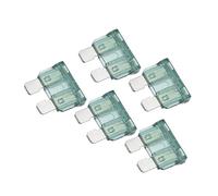 VekAuto 5 Pcs Blade Style Fuse, Universal for Car Plastic Metal Green