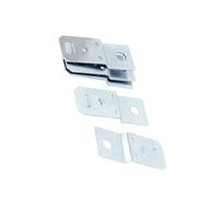 VekAuto 5 Pcs Relay Mount Bracket, 5mm Universal for Car Metal Silver Tone