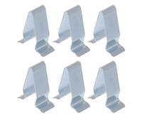 VekAuto 6 Pcs Liftgate Door Panel Trim Retainer Clip Compatible for Audi A3 2006-2013, Durable Metal Silver Tone Multipurpose Car Trim Panel Body Spring Clips