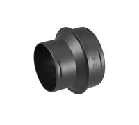 VekAuto 60mm to 75mm Car Heater Warm Air Ducting Pipe Outlet Joiner Black Stylish Design Auto Accessories