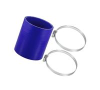 VekAuto 80mm 3.15" ID 100mm 3.94" Length 0° Silicone Straight Coupler Hose 4-Ply Reinforced 5mm Thick Straight Silicone Hose Coupler W/Clamps Turbo Intercooler Pipe Universal Blue 1 Set