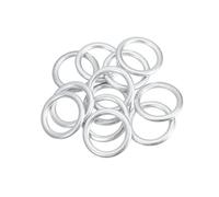 VekAuto Car Oil Drain Plug Gaskets, Engine Oil Crush Washer Seals, for Audi A3 2009-2013, Aluminum, No.N0138157, Silver Tone, 12 Pcs Auto Accessories