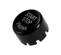 VekAuto Car Push Start Button Cover Compatible for BMW,Stylish 2.5cm Zinc Alloy Black Engine Push Button Protection