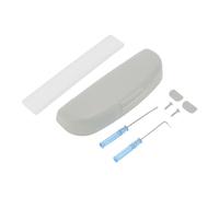 VekAuto Car Sunglasses Case for Peugeot 308 14-24 Eyeglasses Holder Storage Box ABS Plastic Gray 1 Set