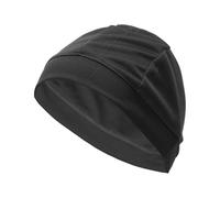 VekAuto Cycling Hat Sweat Wicking, Breathable Helmet Liner Baiku Silk Mesh Fabric Black 29x14cm/11.42"x5.51" 1 Pcs