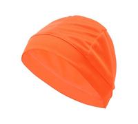 VekAuto Cycling Hat Sweat Wicking, Breathable Helmet Liner Baiku Silk Mesh Fabric Fluorescent Orange 29x14cm/11.42"x5.51" 1 Pcs