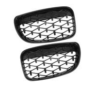 VekAuto Front Hood Bumper Grille Grill for BMW 128i 135i 135is E87 No.51137166439/51137166440 Front Bumper Kidney Grille Grill Diamond Star Black 1 Pair Auto Accessories