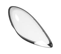 VekAuto Headlight Lens Cover Headlight Headlamp Lense Clear Lens Cover for Porsche 718 2017-2022 Clear Black PC 1 Pcs Front Right Car