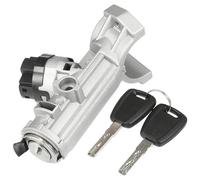 VekAuto Ignition Lock Cylinder Kit Compatible for Citroen Relay 2006-Now on All Models, Durable Metal Silver Tone Ignition Switch Cylinder