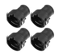 VekAuto Lower Radiator Connector Hose Compatible for Hyundai Tucson 2016-2021, Durable Plastic Black Inner, 4pcs