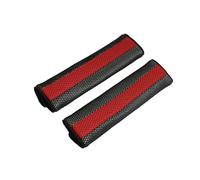 VekAuto Motor Detachable Fastener Red Black Seatbelt Cover Pad Pair Auto Accessories