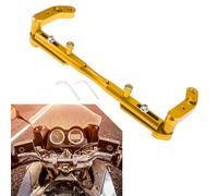 VekAuto Motorcycle Handlebar Extender 6/10mm Universal Aluminum Alloy Balance Bar Handle Bracket with 320mm Center Hole Distance Gold Tone 1 Pcs