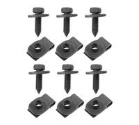 VekAuto Spring Bracket Mounting Kit Compatible for Chevrolet Camaro 1967-1981 for Chevrolet for Chevy II 1968, Durable Metal Black