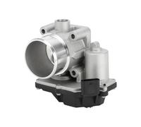 VekAuto Throttle Body Assembly Compatible for Hyundai I30 Tucson Santa Fe 1.7L, 49mm Aluminum Alloy Silver Tone Engine Throttle Body Actuator